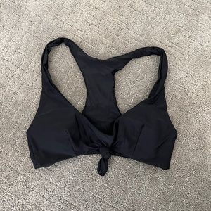 Black bikini top